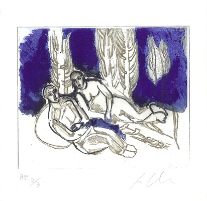 3 sheets: Senza titolo; Uomo; Coppia, 1997