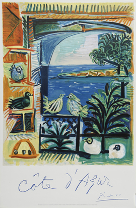 Plakat. Côte d'Azur