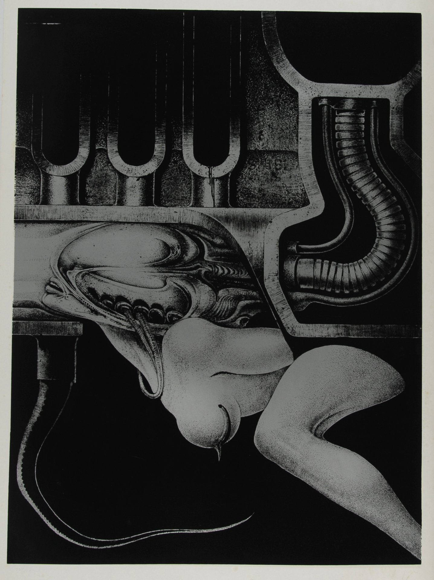 HR Giger, Blatt aus "Biomechanoiden"