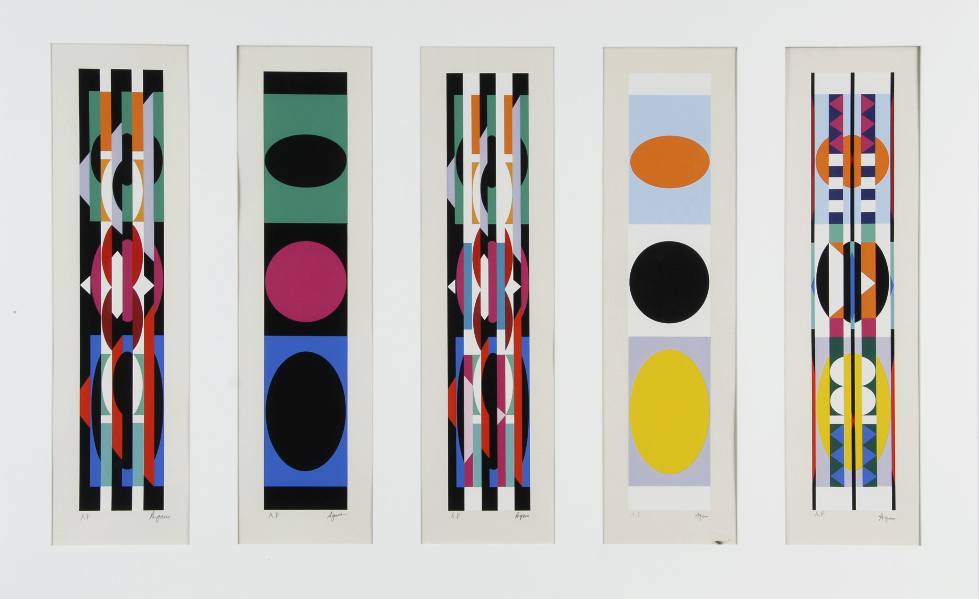 Yaacov Agam, 5 Kompositionen