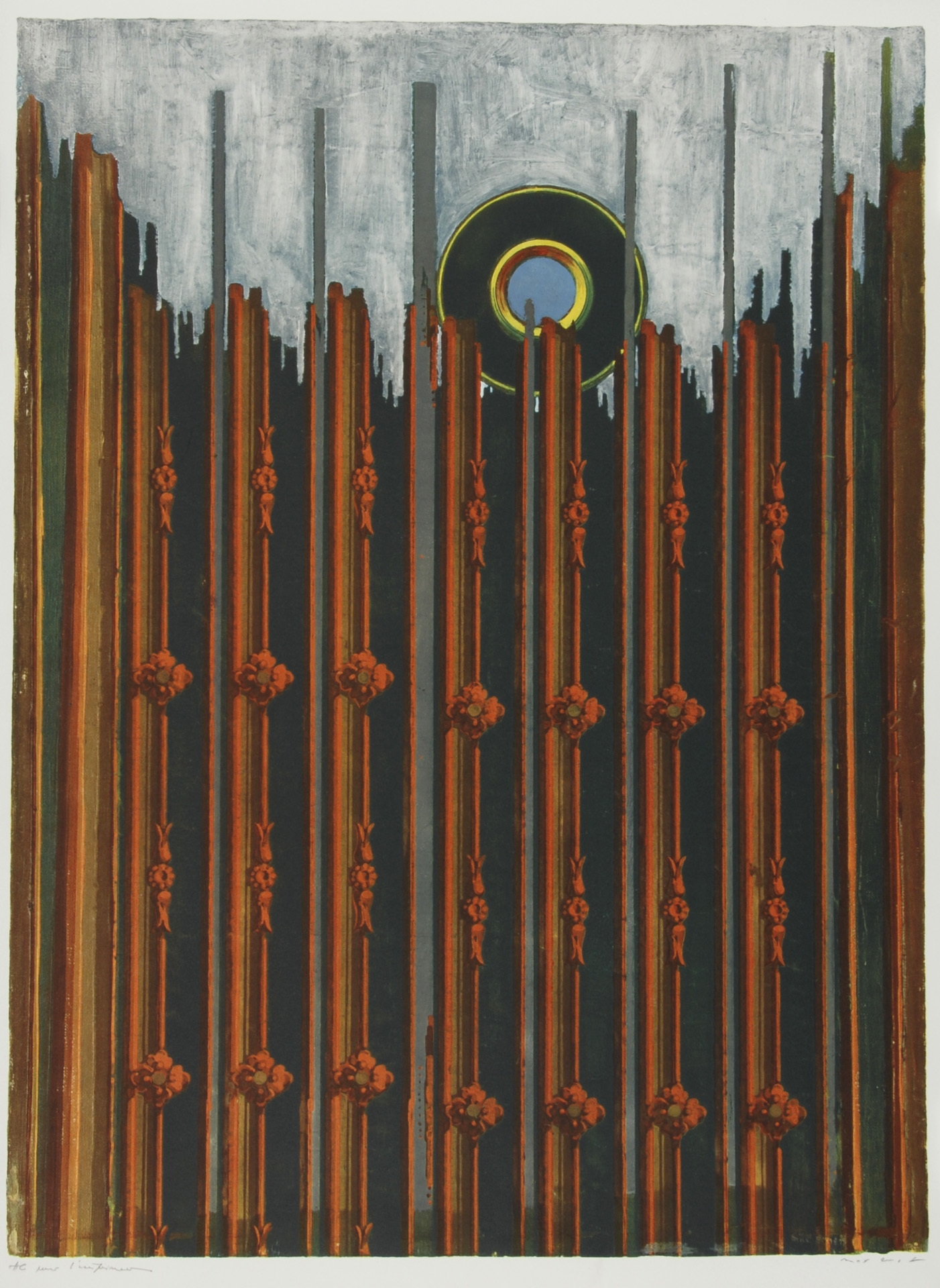 Max Ernst, (after). Mur et soleil