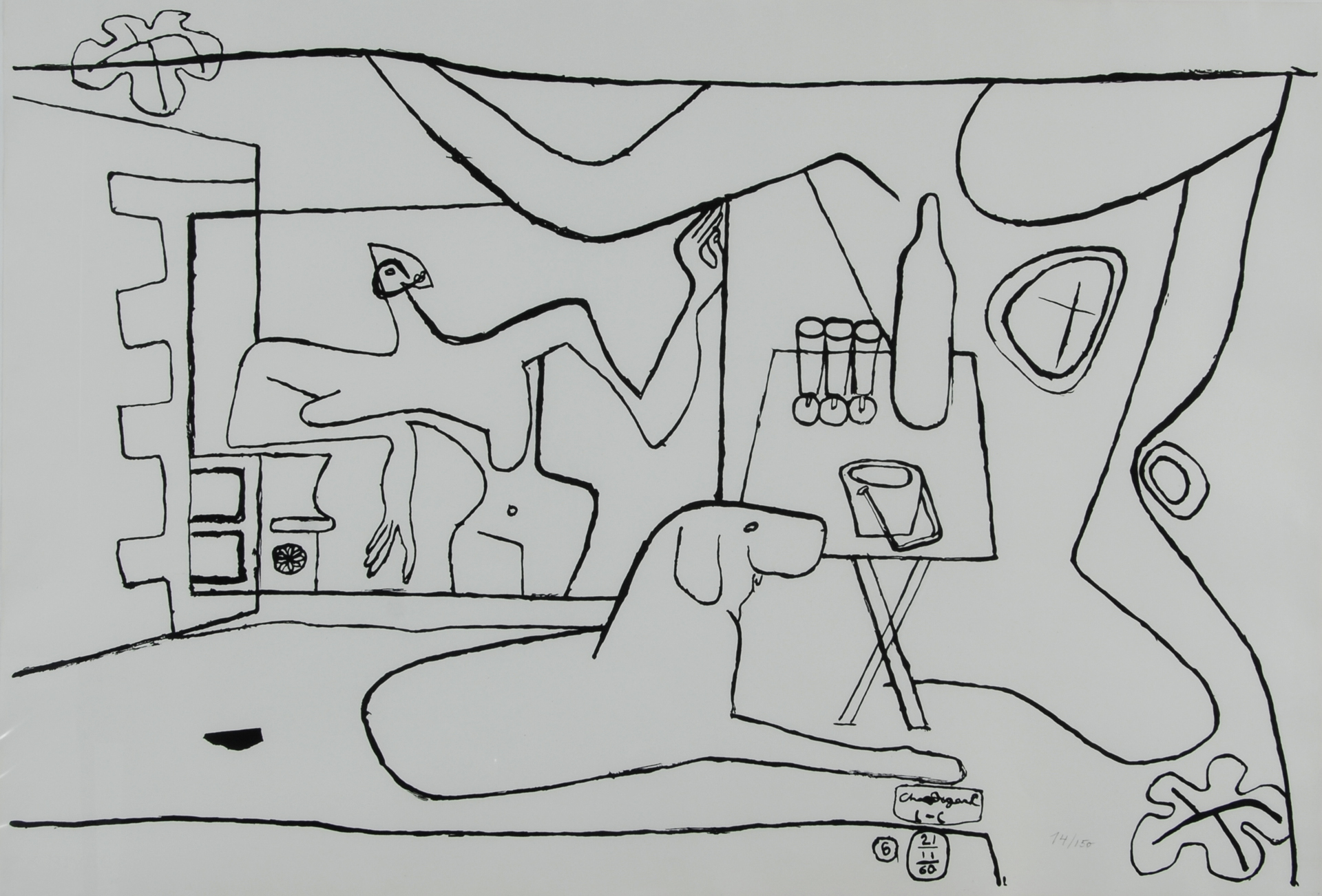 Le Corbusier, Trois verres d'apéritif