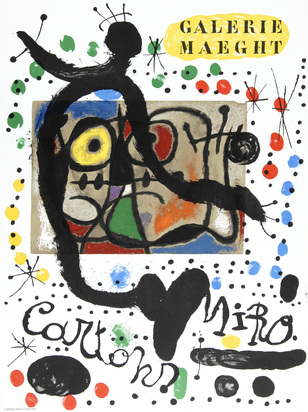 2 Plakate: Galerie Maeght, Peintures Murales, 1961; Galerie Maeght, Cartons