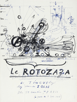 Plakat. Tinguely: einige alte & neue Maschinen, Galerie Gimpel-Hanover, Zürich