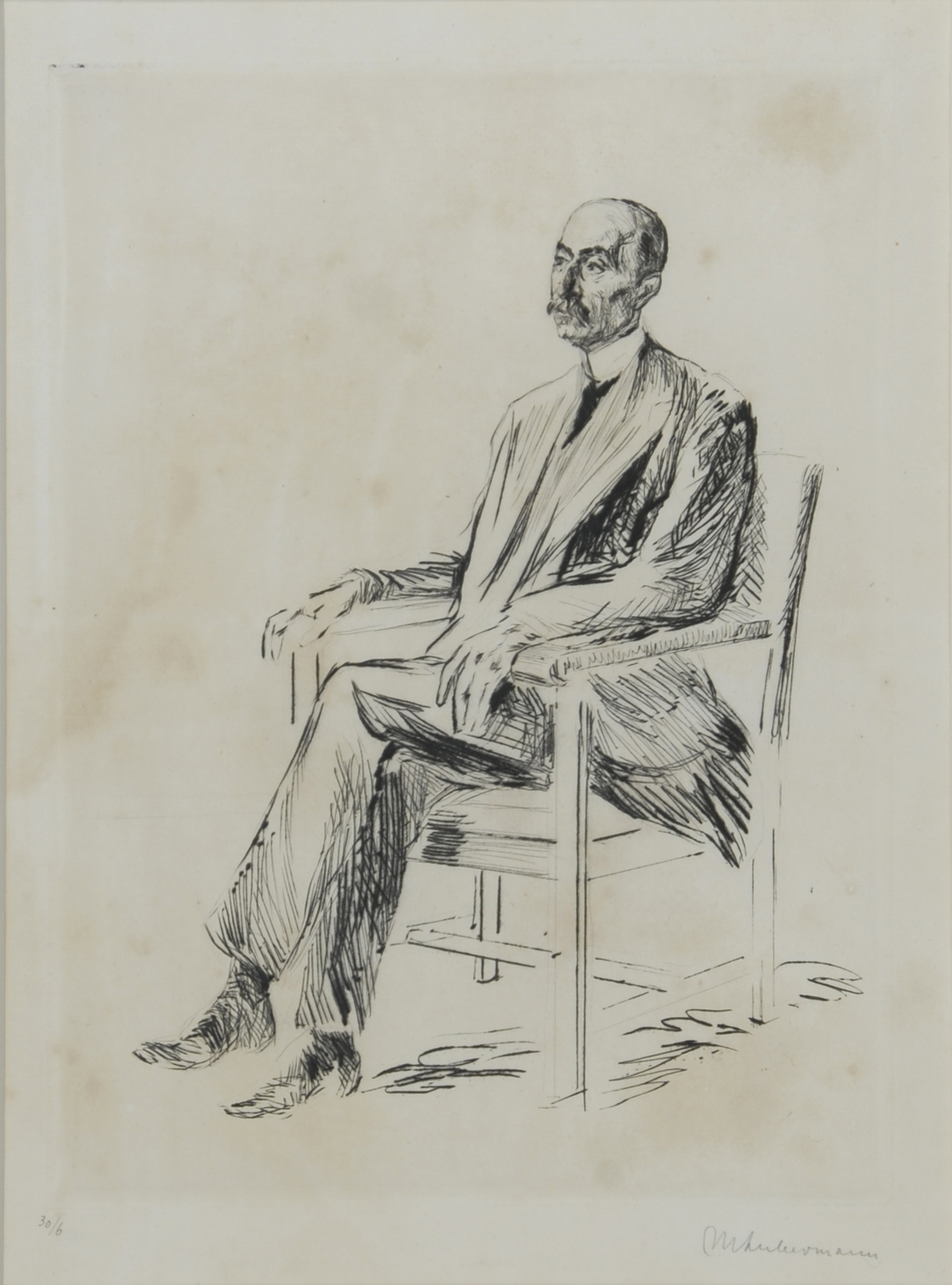 Max Liebermann, Bürgermeister Dr. Burchard