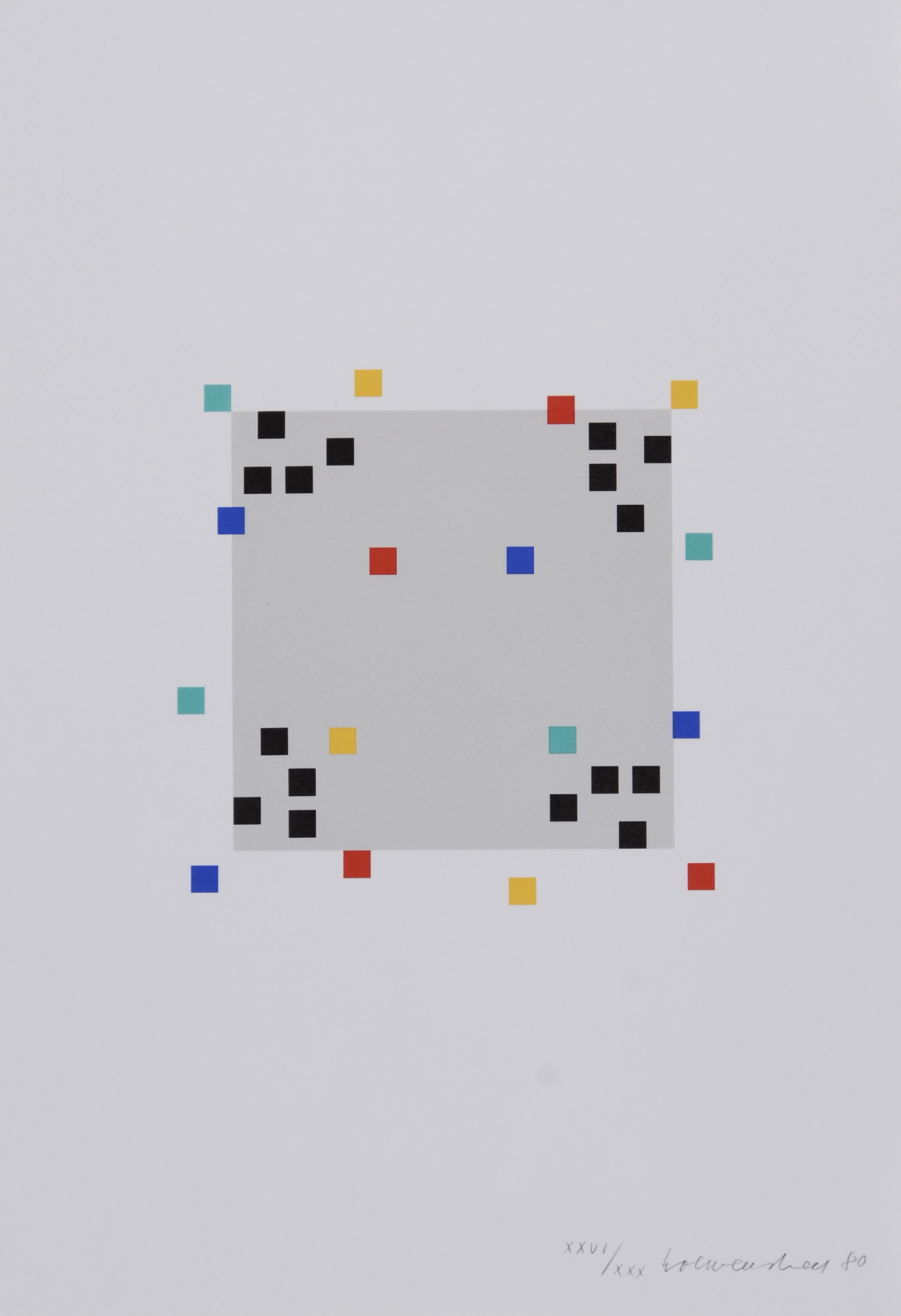 Verena Loewensberg, Portfolio. Vier Variationen um ein Quadrat