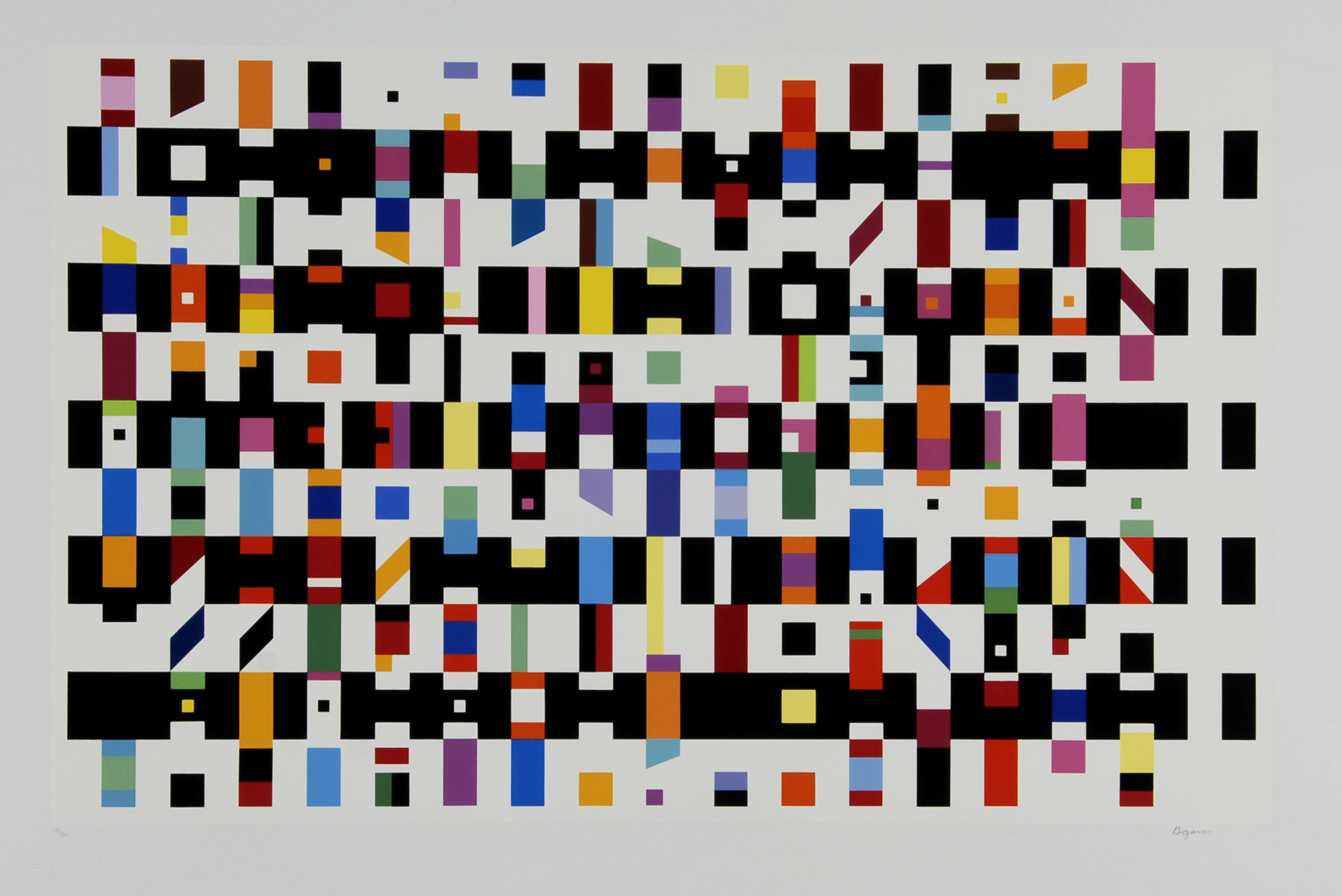 Yaacov Agam, Portfolio. Hommage à g.b.