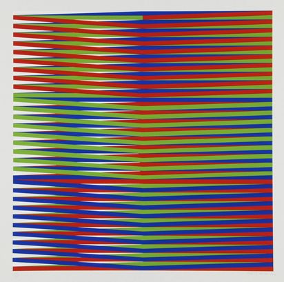 3 Blätter, aus "Couleur additive"