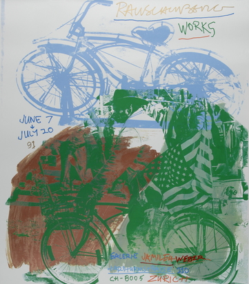 Plakat. Rauschenberg Works - Galerie Jamileh Weber