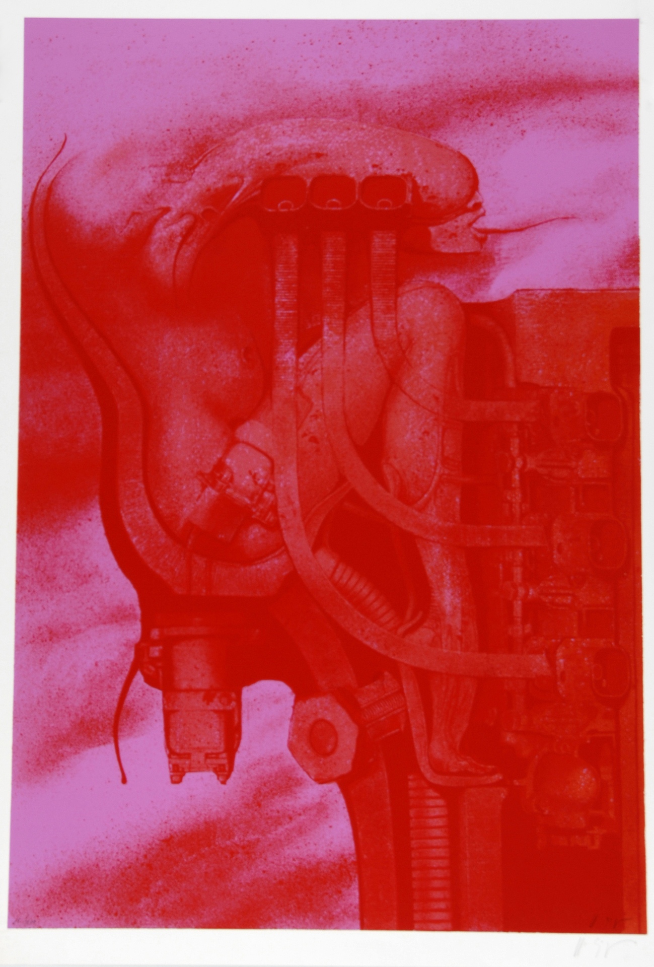 HR Giger, Sheet from "Trip-Tychon"
