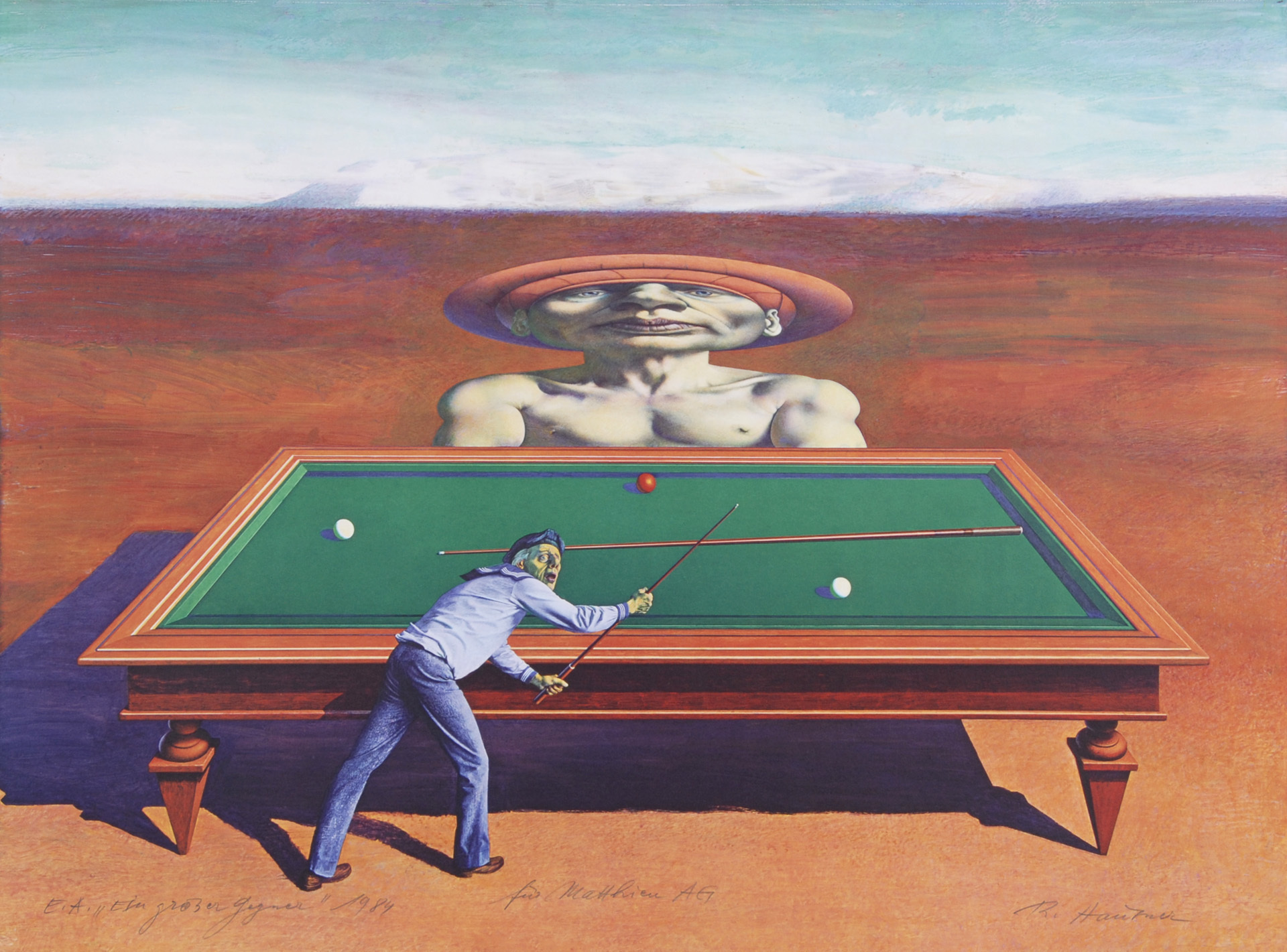 Rudolf Hausner, Ein grosser Gegner