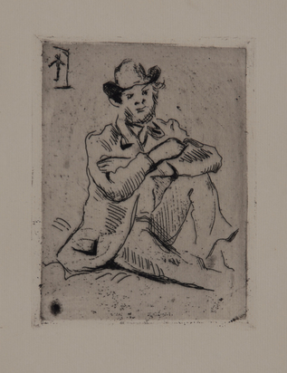 Portrait du peintre A. Guillaumin, from "Peintres impressionistes"