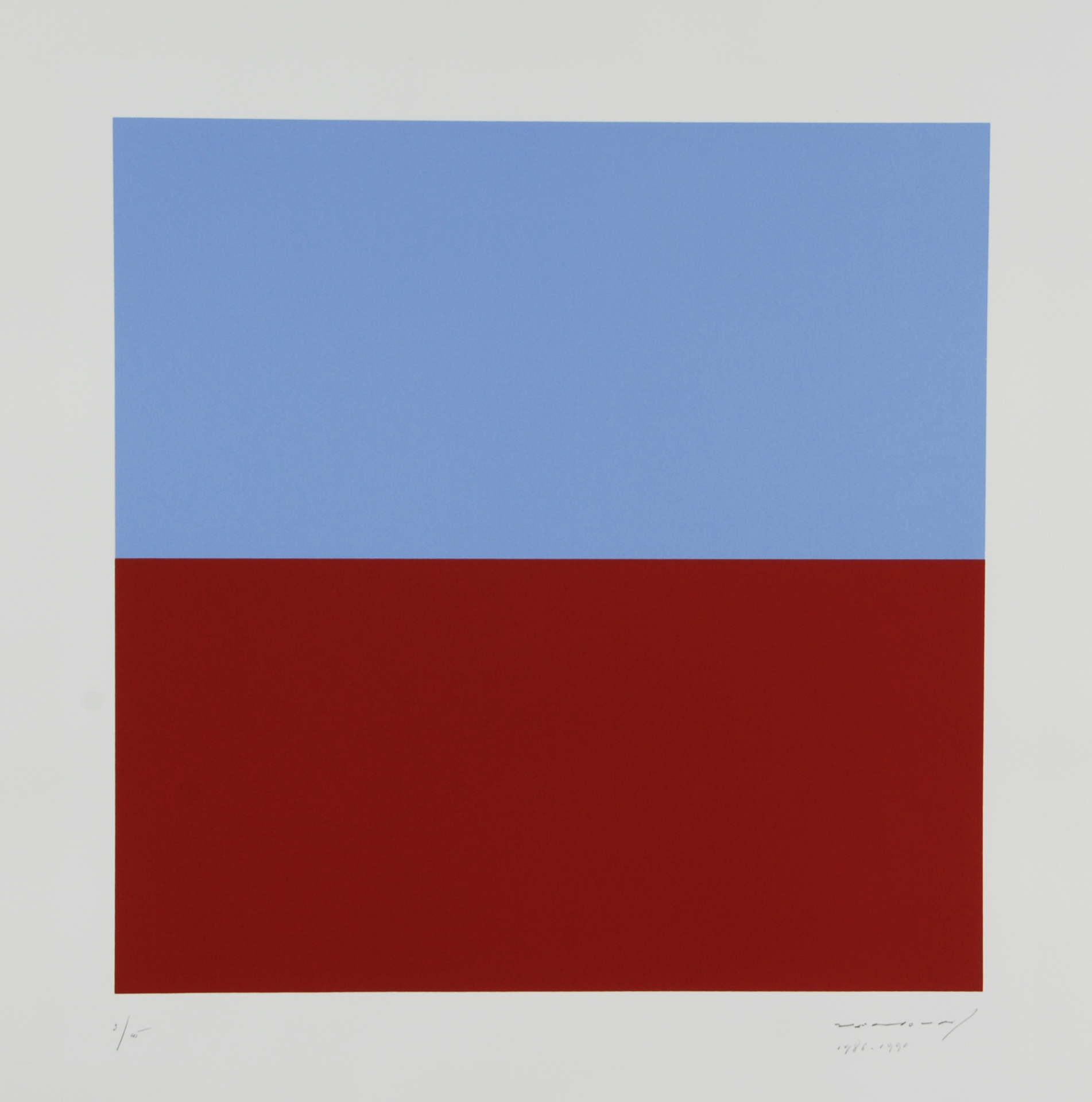 Schweizer Grafik 20.Jh., 2 Blätter: A. Nemours; S. Yoshikawa