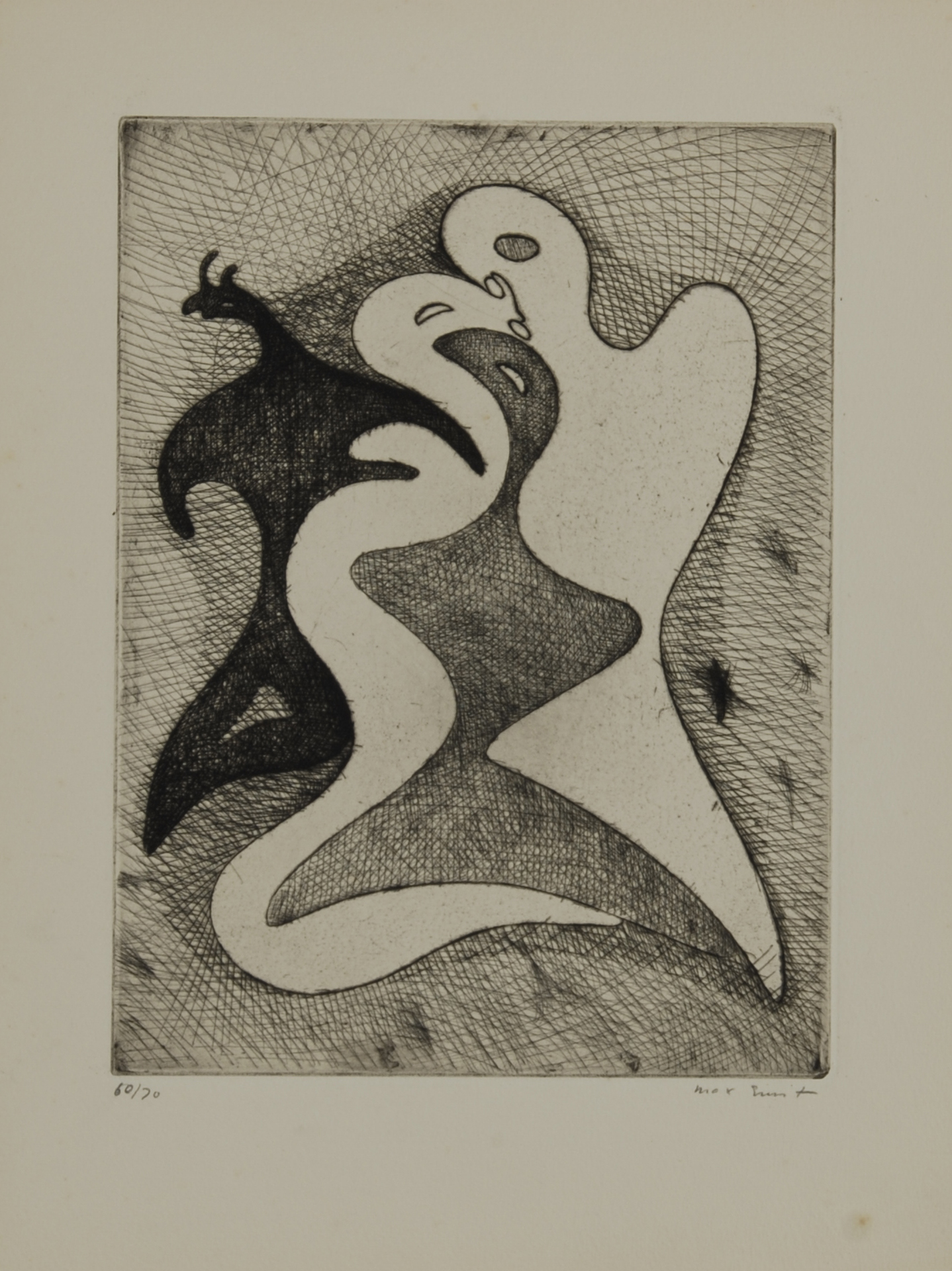 Max Ernst, Les correspondances dangereuses, from "Brunidor Portfolio No. 1"