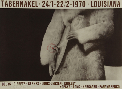 6 exhibition posters: Tabernakel, Louisiana, 1970; Incontro con Beuys, Galleria Lucrezia De Domizio, Pescara, 1974; Ikarus Galerie, Paderborn, 1979; Ausstellung im Hause Püschel, 1979; Nationalgalerie Berlin, 1980; Städtische Galerie, Paderborn, 1981