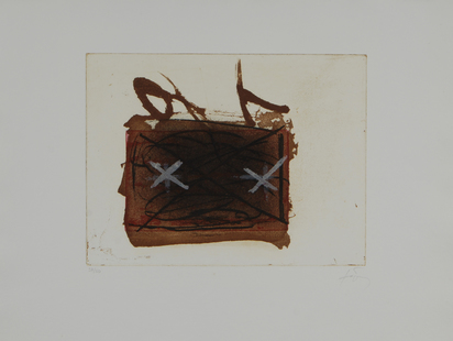 Deux croix blanches