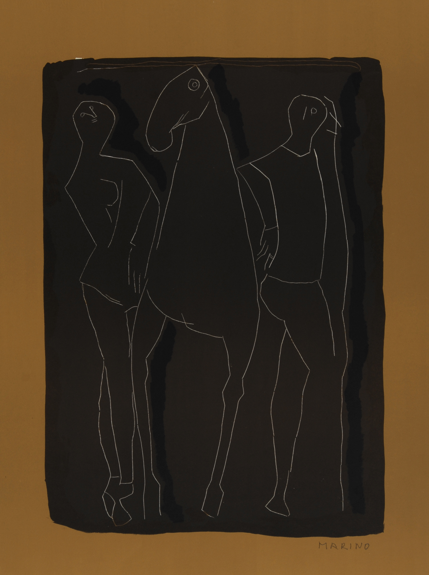 Marino Marini, Composizione