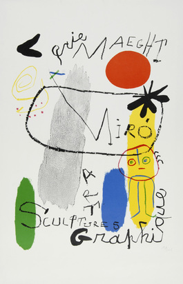 Poster. Exposition Galerie Maeght, Sculptures - Art Graphique