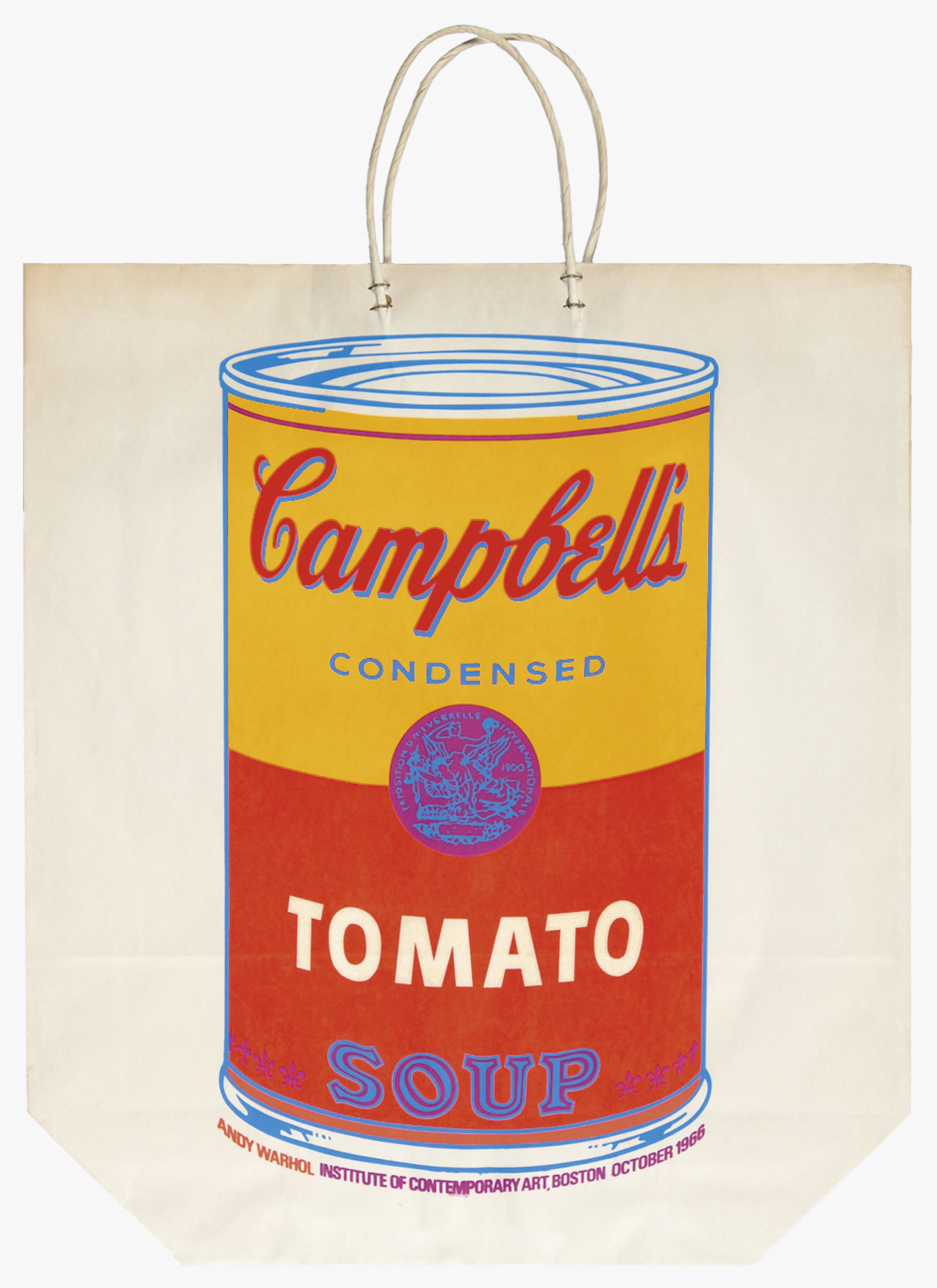 Andy Warhol, Campbell's Tomato Soup on Shopping Bag