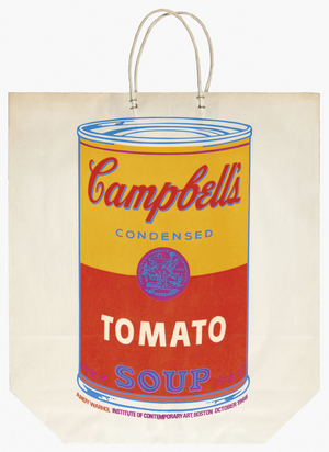 Campbell's Tomato Soup on Shopping Bag