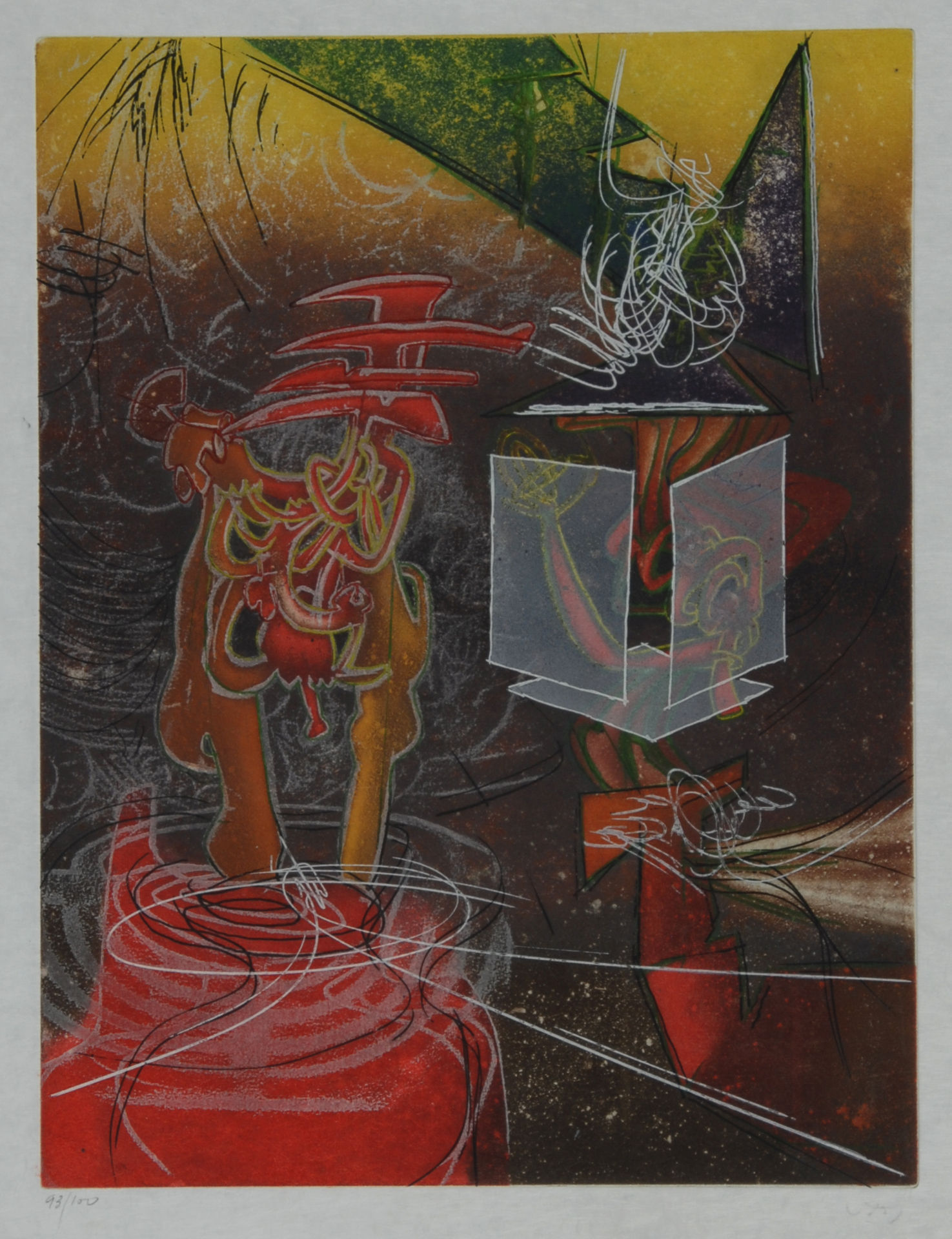 Roberto Matta, Je suis intact, from "Une saison en enfer"