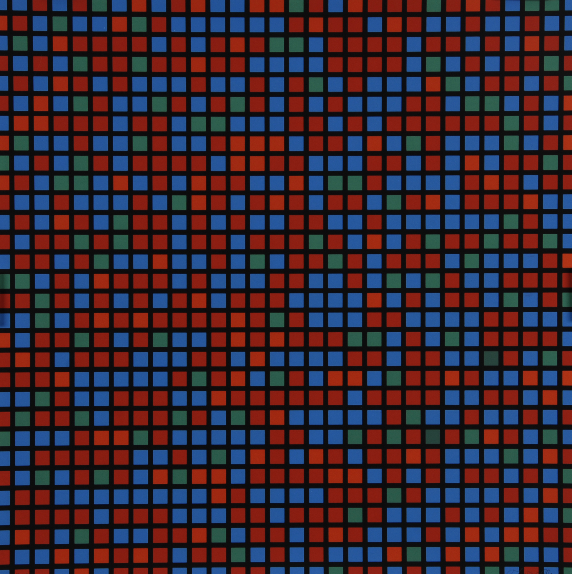 François Morellet, 3 Blätter aus "9 x 5 konkret"