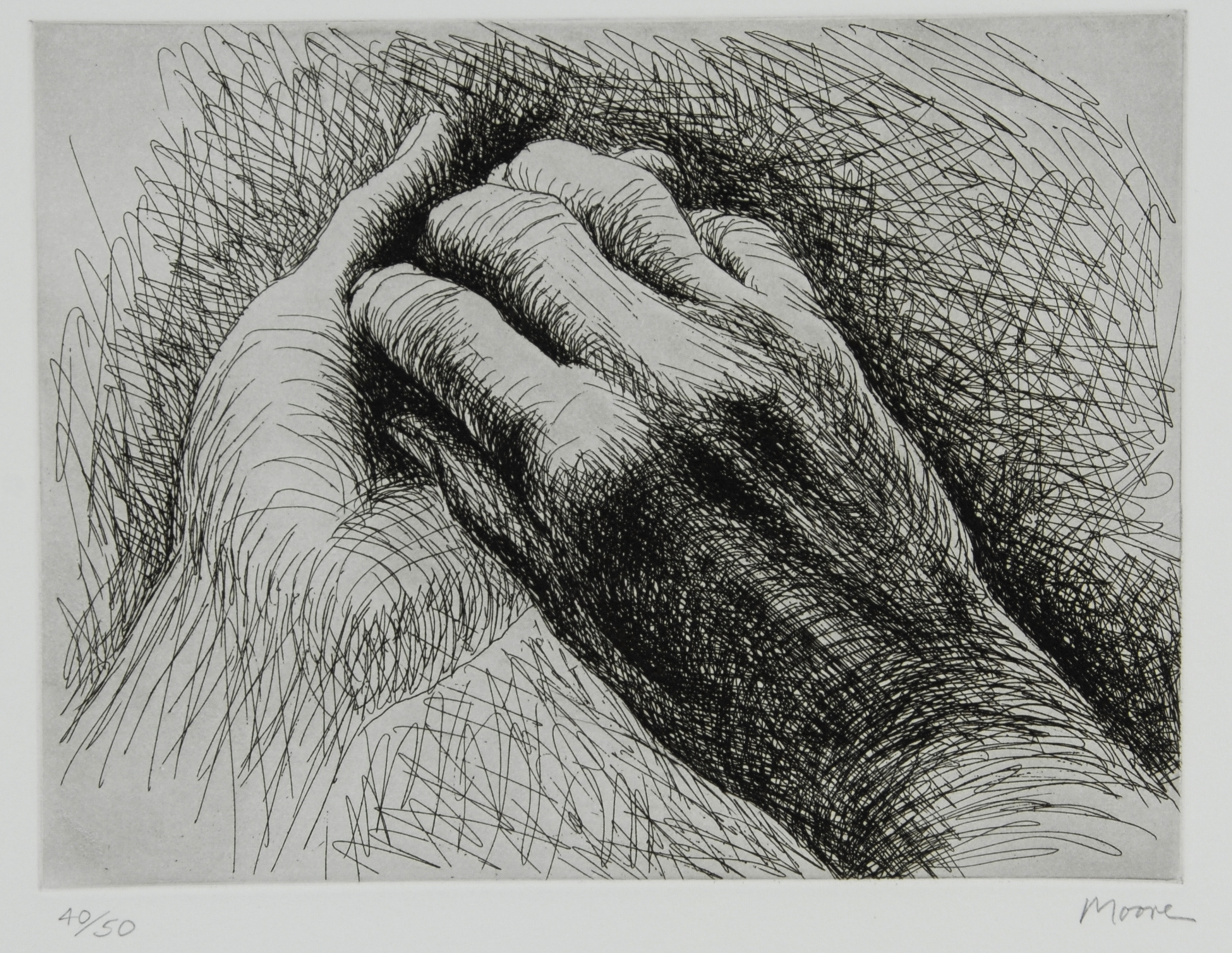Henry Moore, The Artist's Hand II, from "The Artist's Hand"