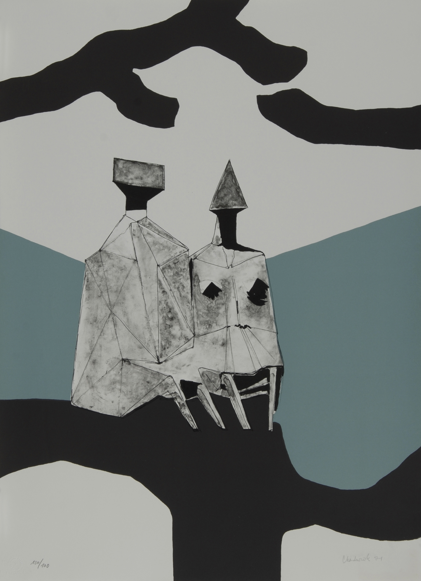 Lynn Chadwick, Two Seated Figures