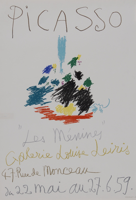 Plakat. Les Ménines, Galerie Louise Leiris