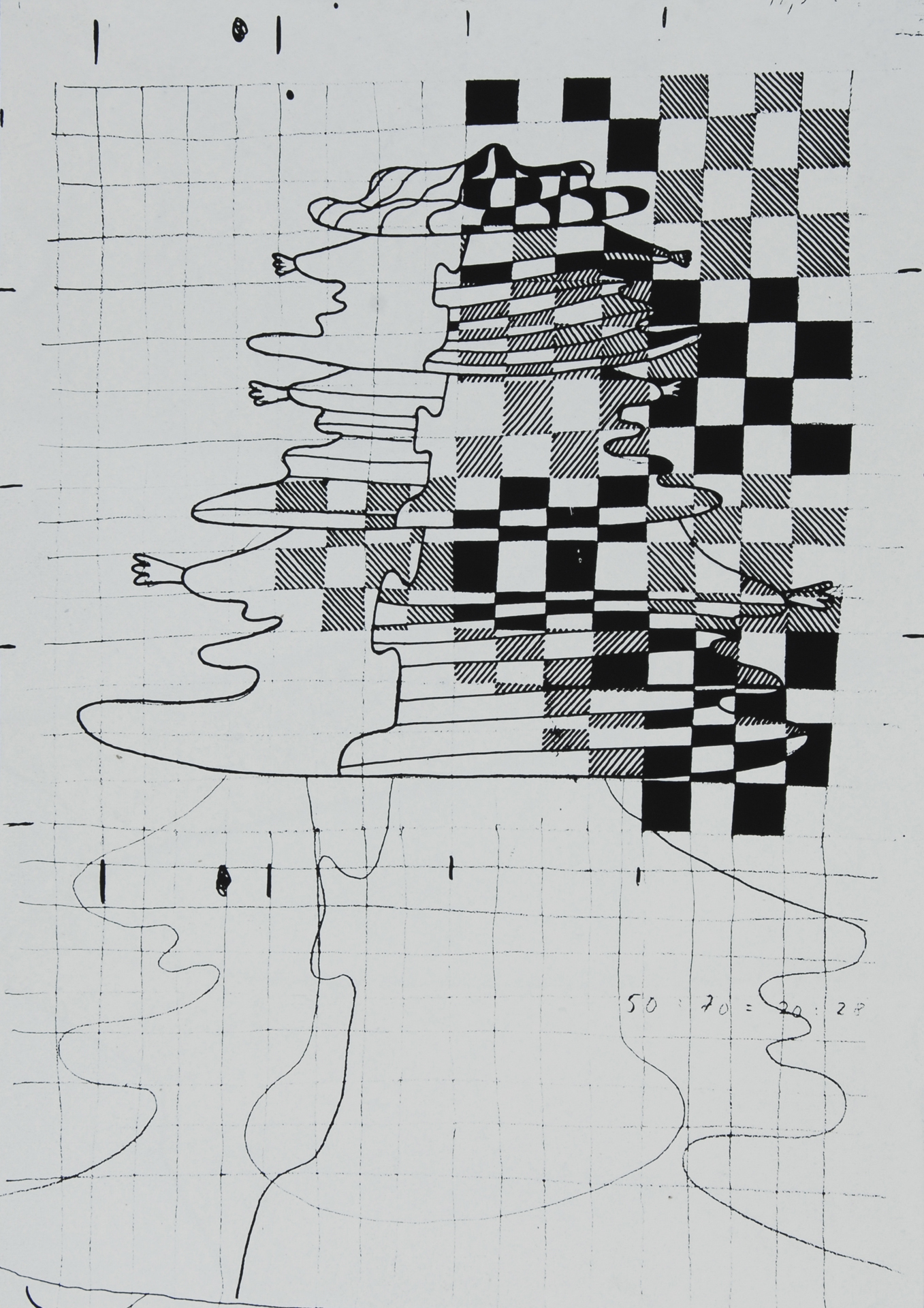 Dieter Roth, Strichquartett