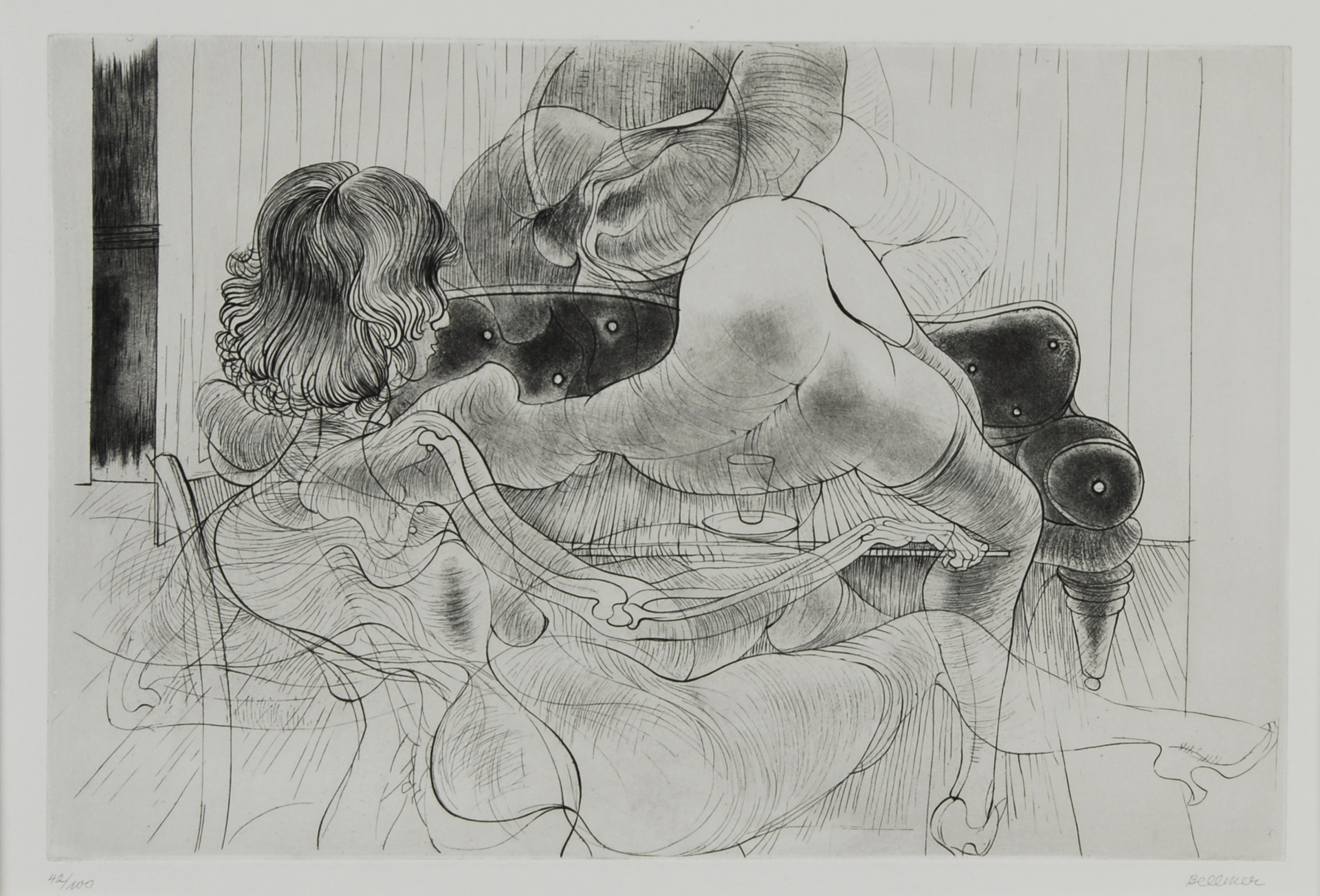 Hans Bellmer, Sur canapé
