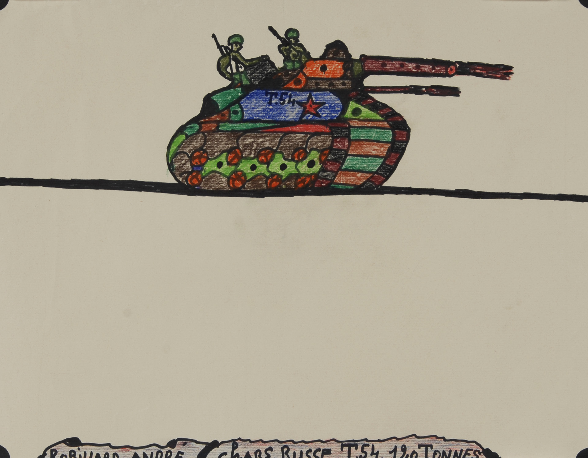 André Robillard, Chars Russe T.54 120 Tonnes