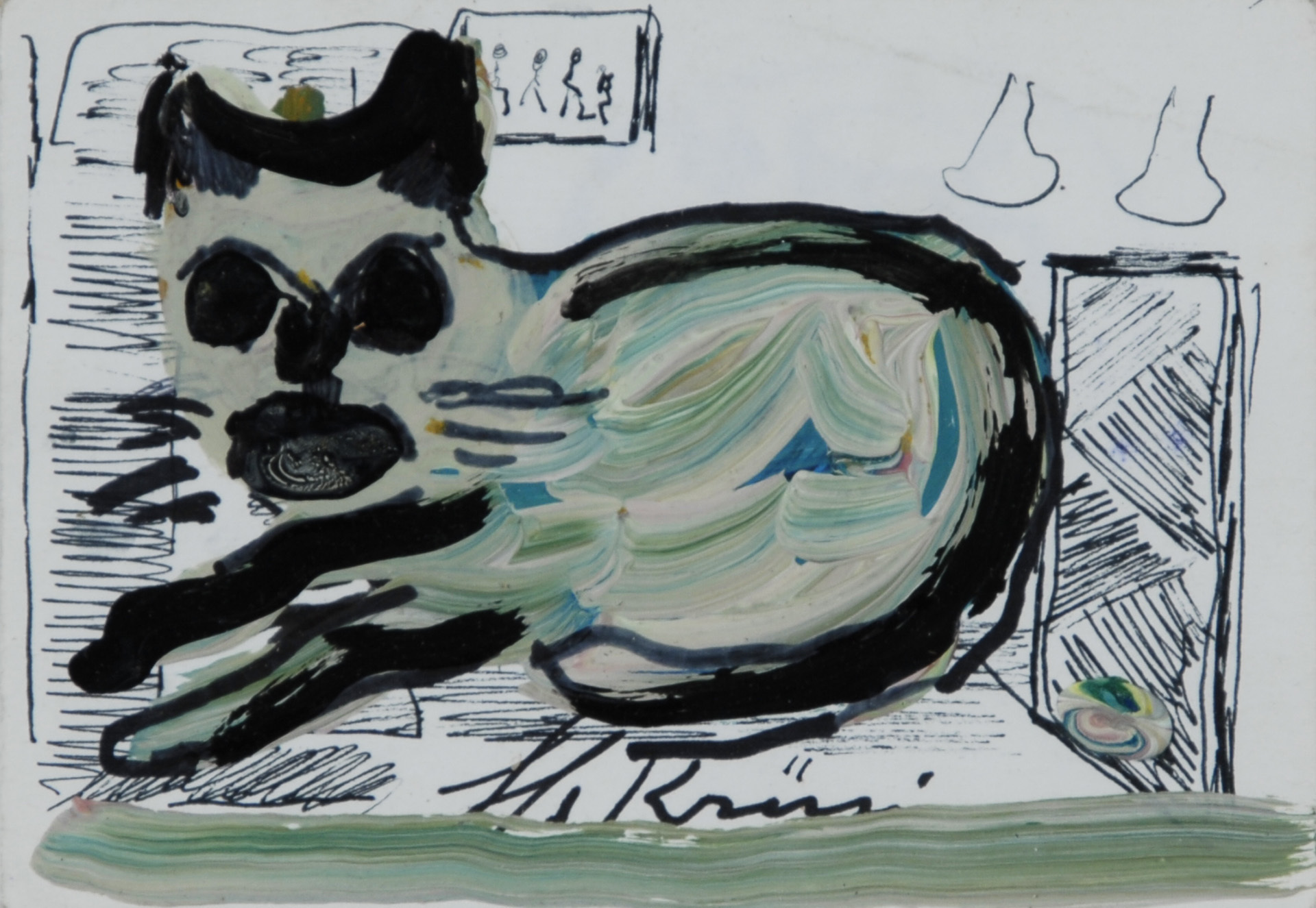 Hans Krüsi, Katze