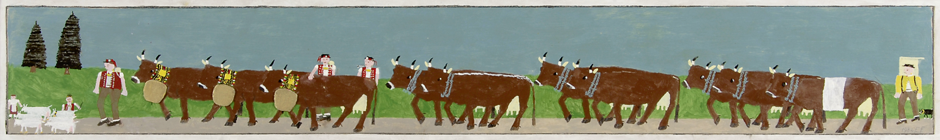 Fritz Frischknecht, Alpfahrt