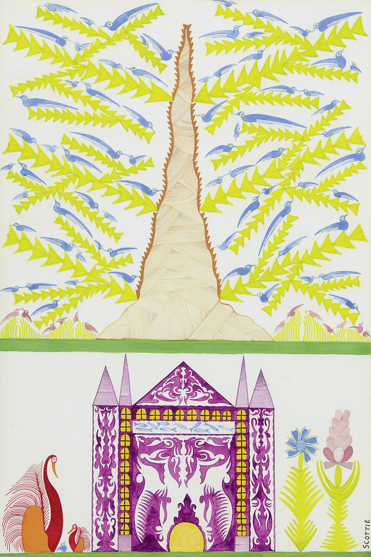 Scottie Wilson, Purple Chateau