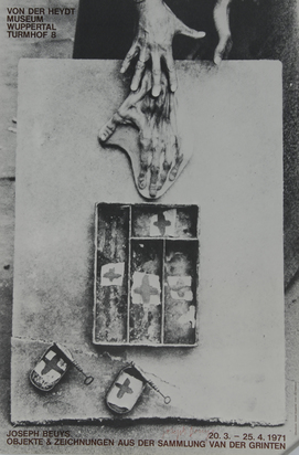 5 Ausstellungsplakate: Von der Heydt Museum, Wuppertal, 1971 Jospeh Beuys, Lenbachhaus München, 1981; Stadtsparkasse Wuppertal, 1984; Galerie Ilverich, 1984; Lenbachhaus, München