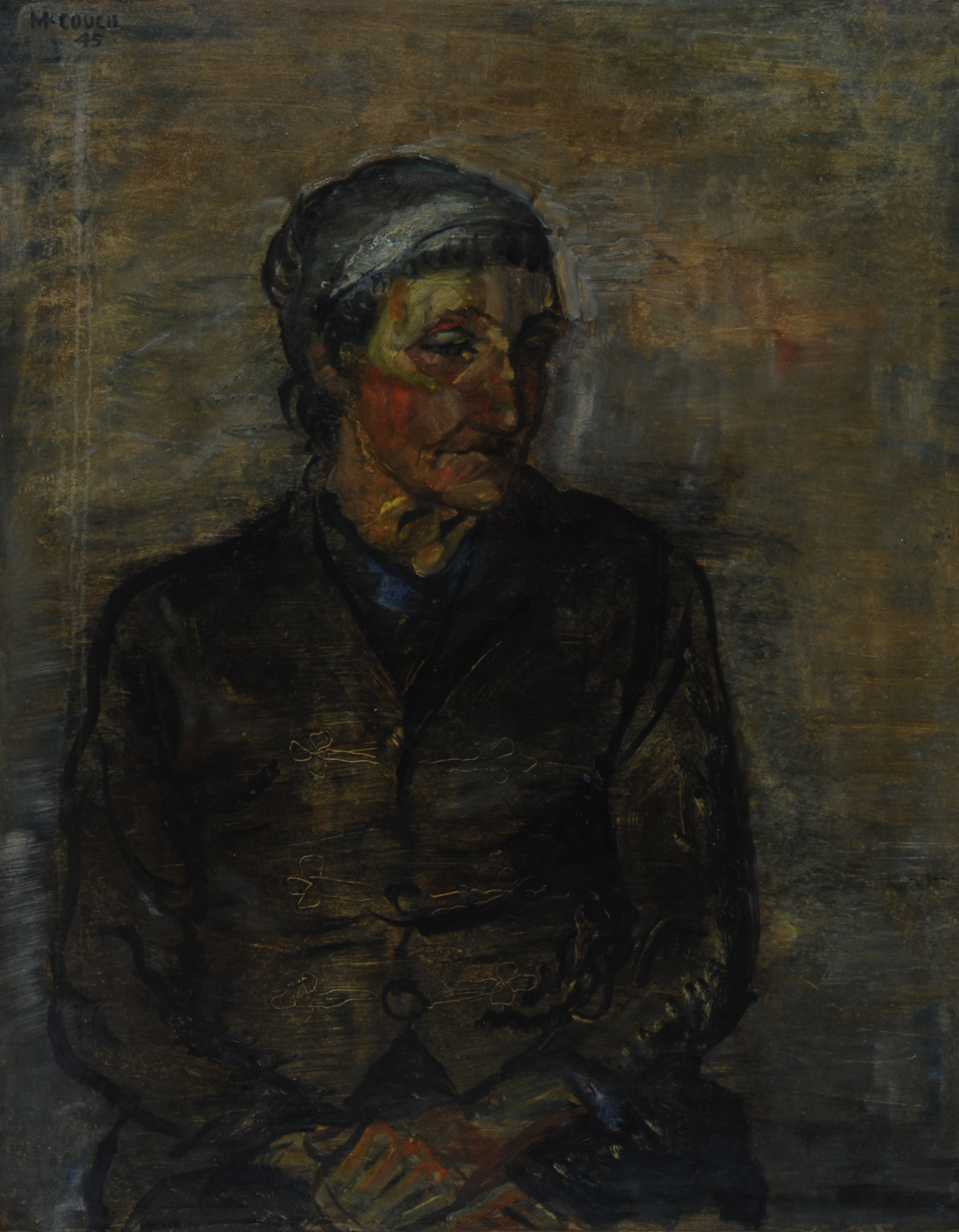 Gordon Mallet McCouch, Sitzende alte Frau