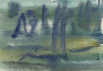 3 Blätter: Ohne Titel, 1973; 1974; 1979