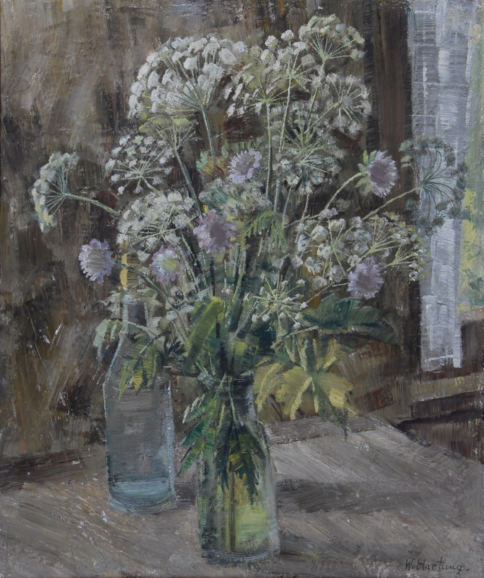 Willi Hartung, Stillleben (Schafgarbe)