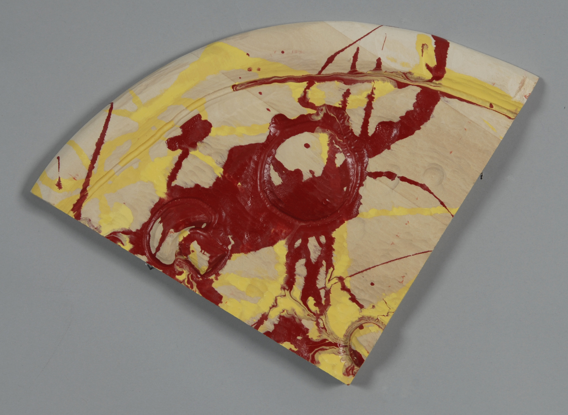 Martin Kippenberger, Schlecht belegte Studentenpizza gepollockt (Viertel)