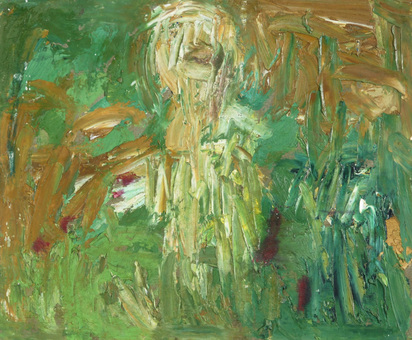 2 Werke: Mutter mit Kind, 1980; Ohne Titel, 2005