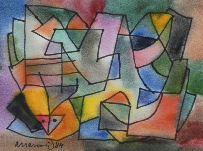 2 Blätter: Ohne Titel, 1983; Ohne Titel