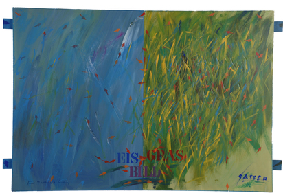 Eis Gras Bild