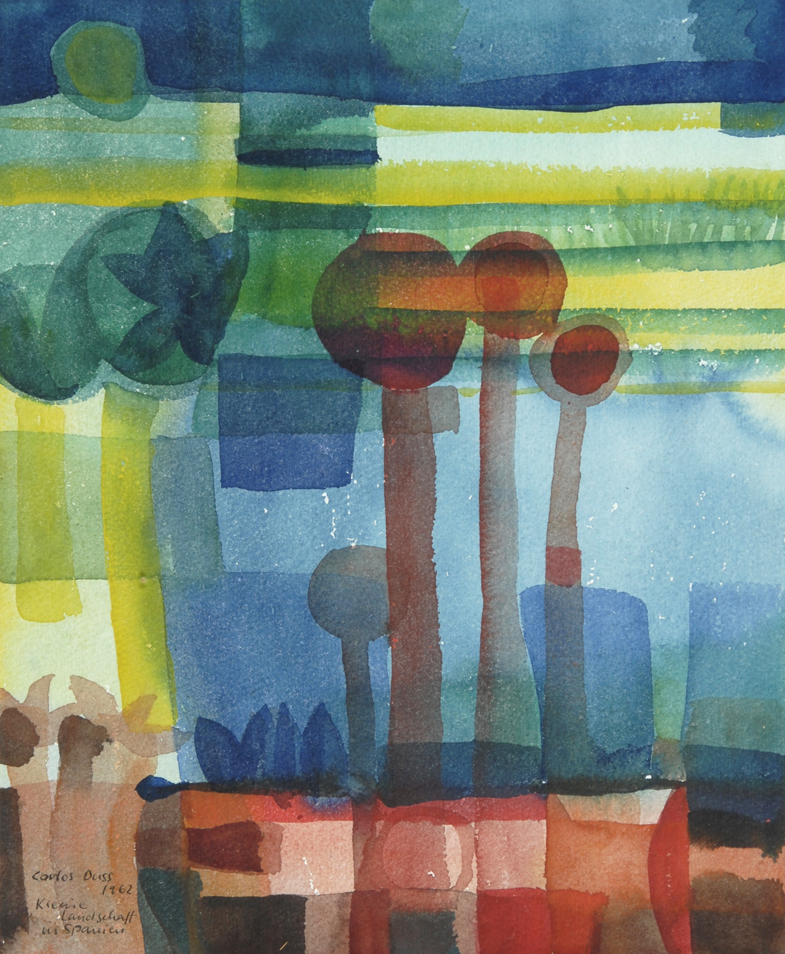 Carlos Duss, Kleine Landschaft in Spanien