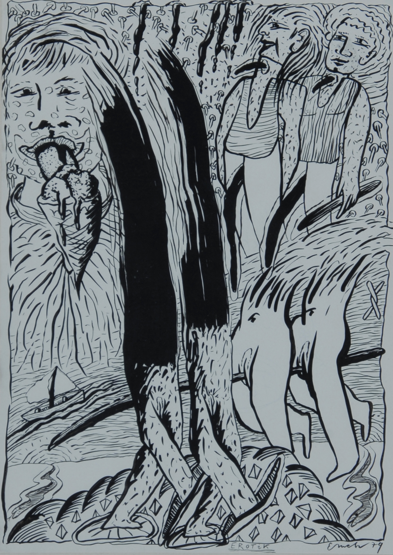 Peter Emch, 3 Blätter: Erotik