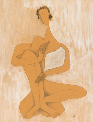 Femme assise