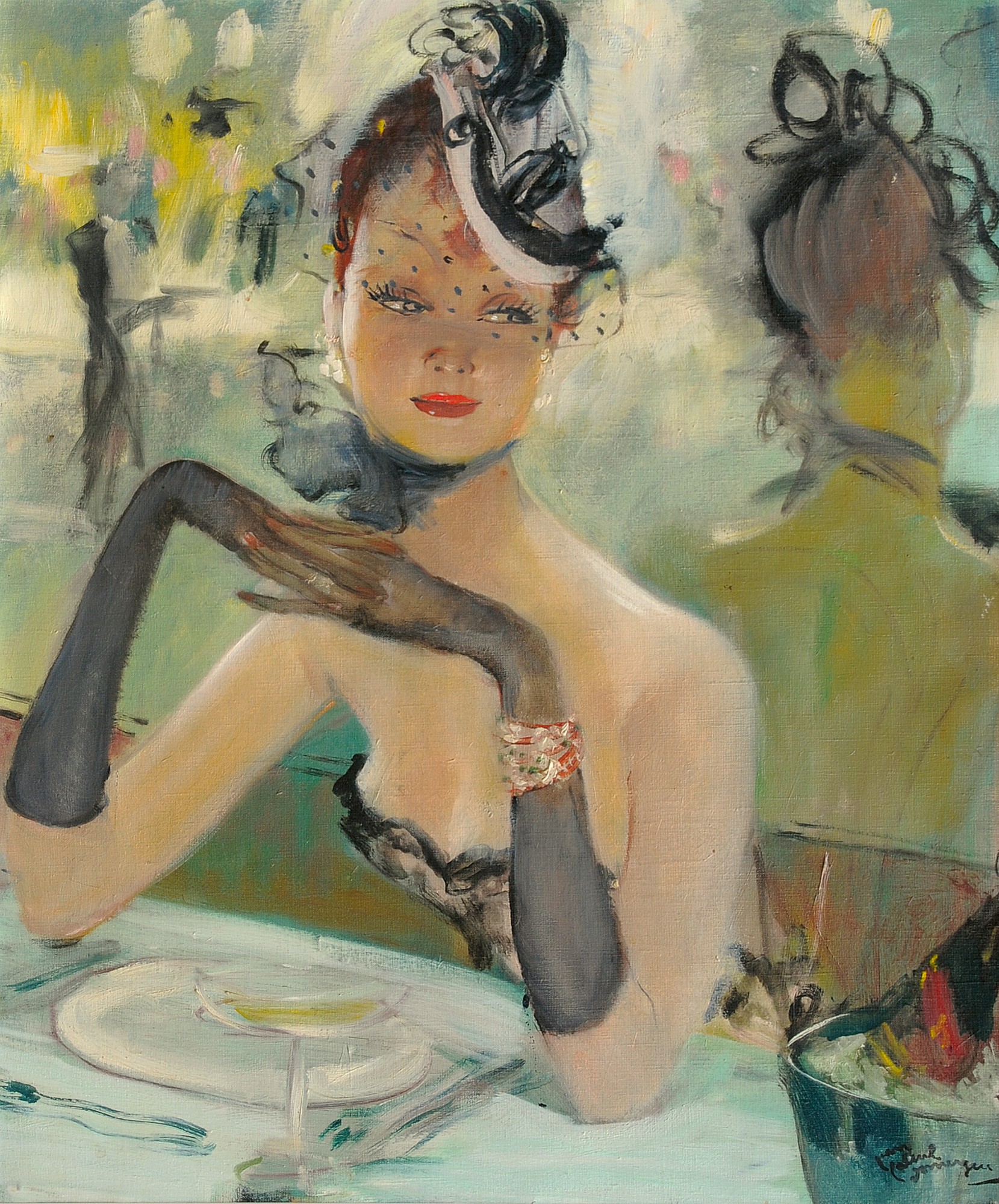 Jean Gabriel Domergue, Chez Maxim's