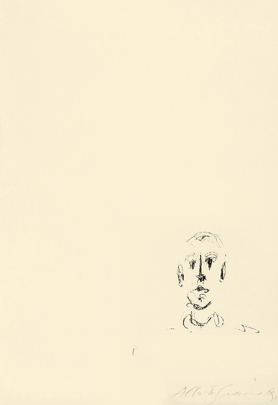 Alberto Giacometti, Tête d'homme