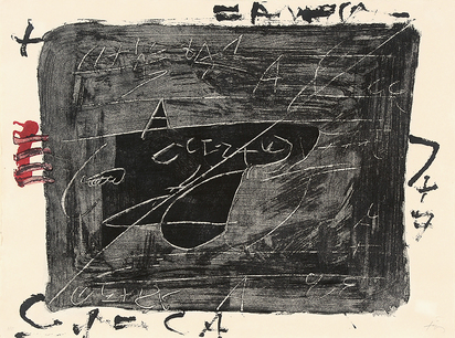 Esgrafiats damunt negre, from "Negre i roig"