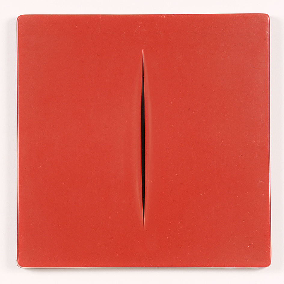 Lucio Fontana, Concetto spaziale (rosso)